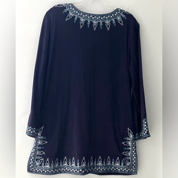 Lilly Pulitzer Embroidered Tunic Top - Picture 3 of 11